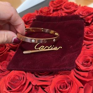 ✨Designer inspired love bangle Rose Gold w/ Dust Bag ✨